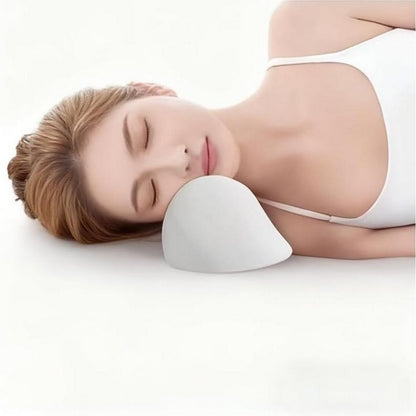 Small Neck Stretcher Pillow Soft Cervical Traction Neck Pillow for Tension Muscle-Grey