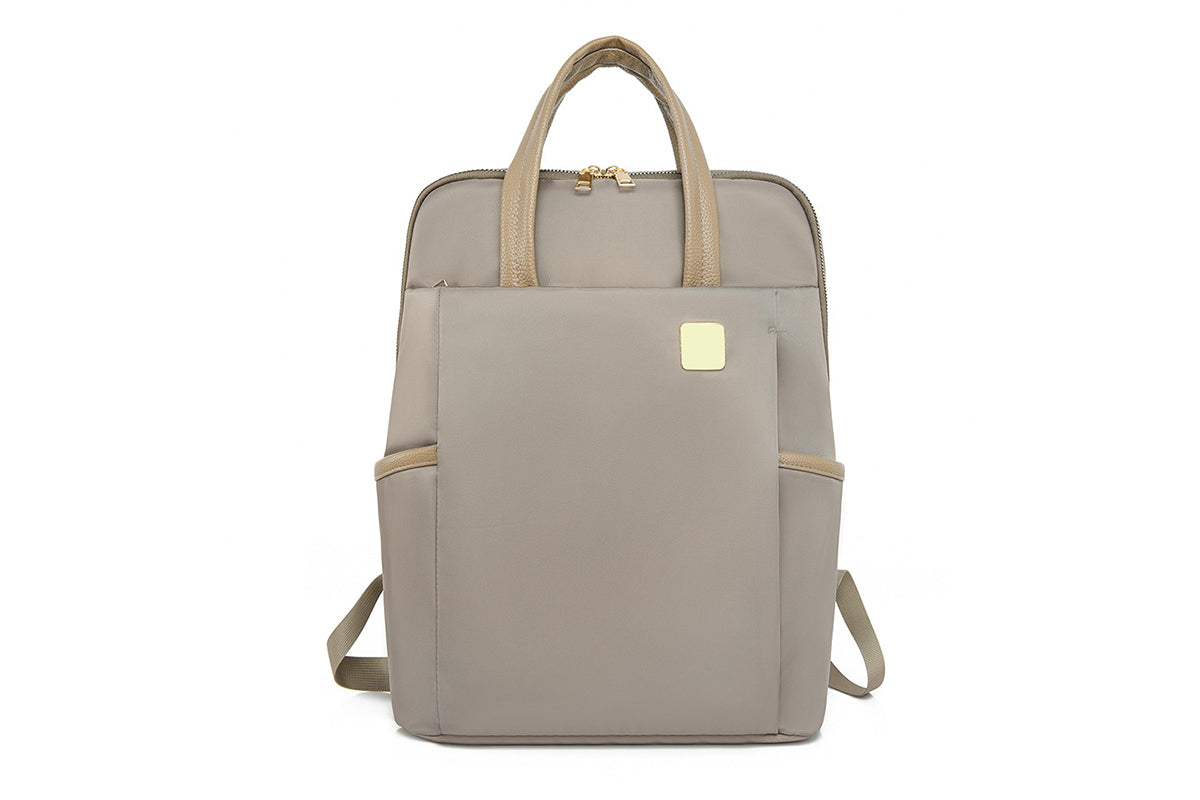 Laptop Backpack for 13.3-inch Laptops Water-resistant Multiple Compartments Laptop Bag -Khaki