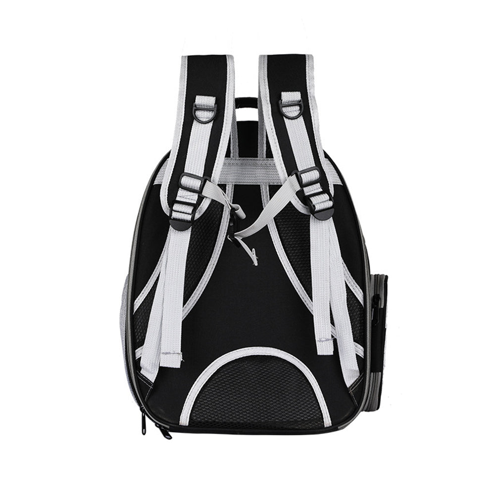 Expandable Travel Cat Backpack Carrier Polarized Tinted Bubble Window Pet Backpack Black