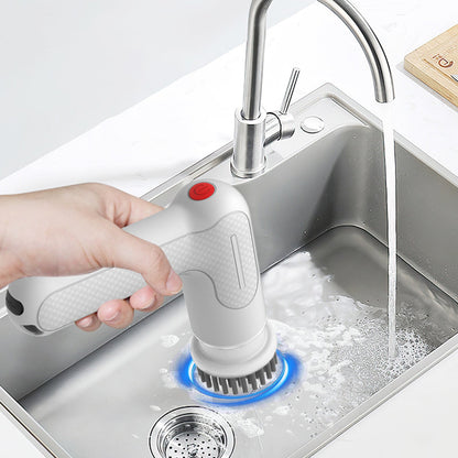 9-in-1 Cordless Electric Spin Scrubber Handheld Turbo Scrub Cleaning Brush Kit