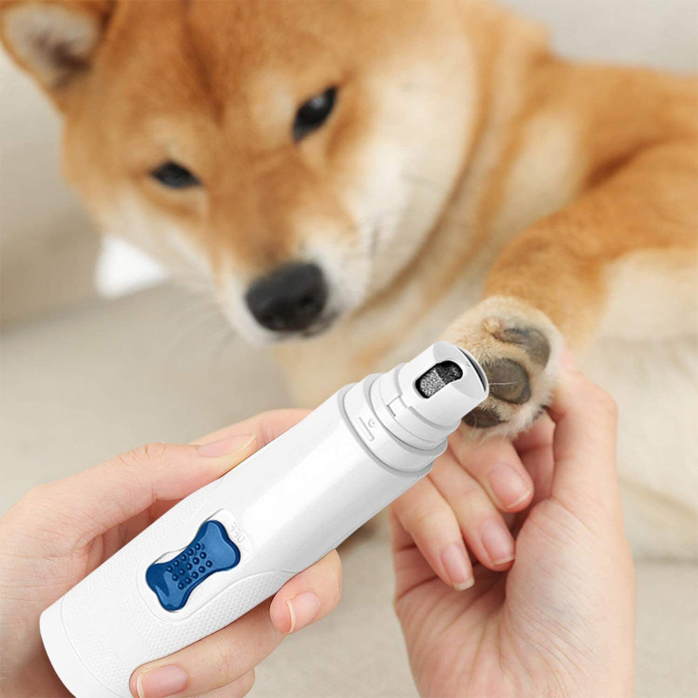 Electric Pet Nail Grinder Quiet Grooming Tool for Cats and Dogs