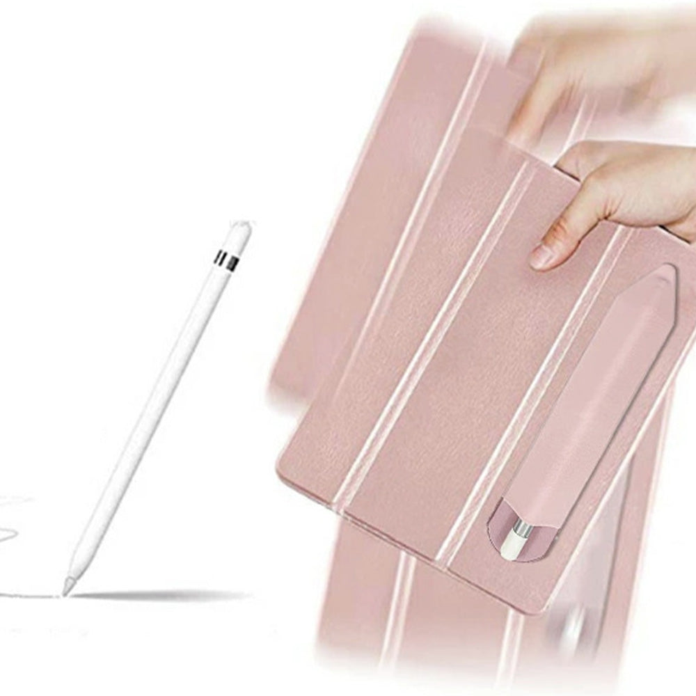 2Pcs Stylus Holder Adhesive Pen Sleeve for Apple Pencil Capacitive Pen-Pink