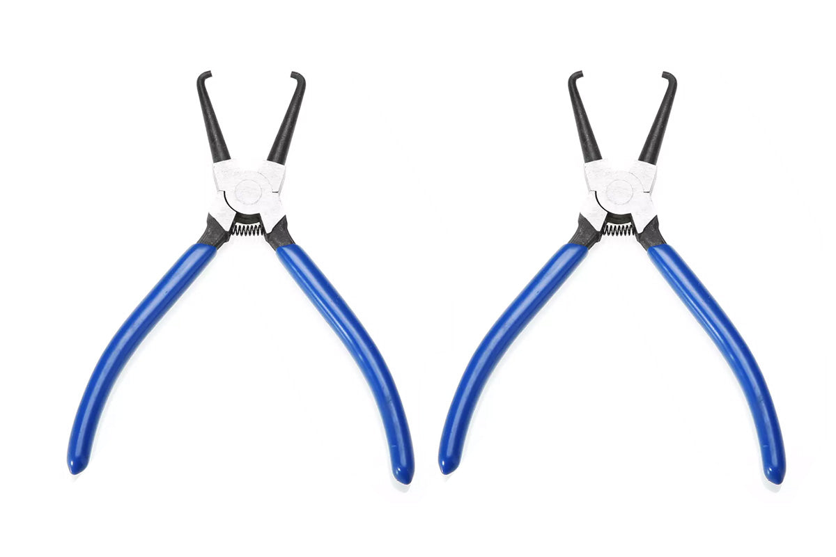 2Pcs Fuel Line Plier Car Fuel Line Removal Plier Pipe Plier For Petrol Clip Pipe-Blue