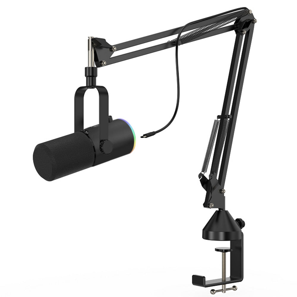 RGB Dynamic Gaming Microphone XLR/USB Interface for PC Streaming Podcast Recording Style 2