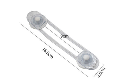 4Pcs Self-Adhesive Kids Home Security Lock Cupboard Cabinet Door Security Locks