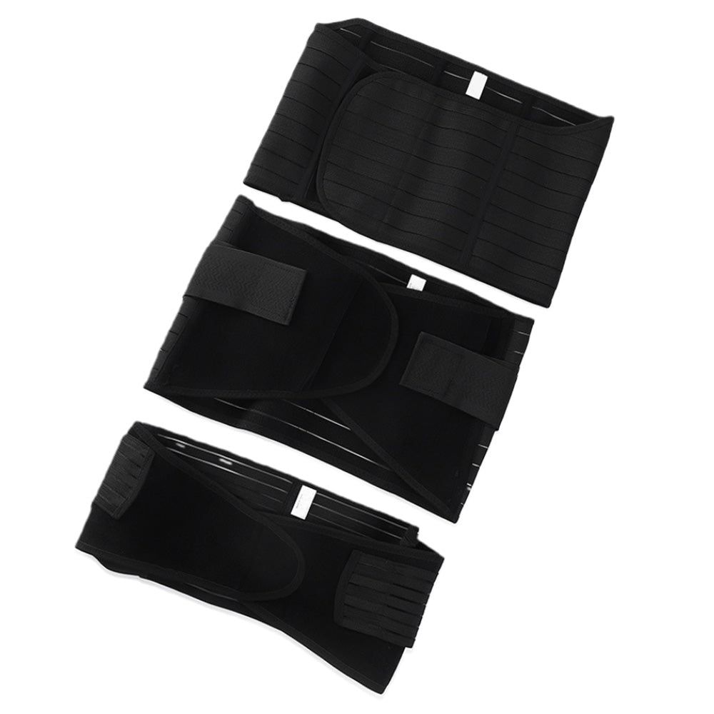 3 in 1 Postpartum Belly Band Waist Shapewear - Black