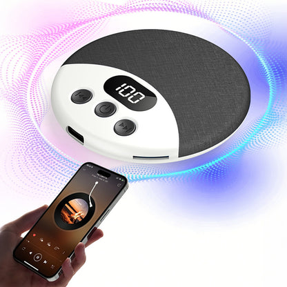 Under Pillow Bluetooth Sleep Speaker Wireless Bone Conduction Pillow Speaker-Black