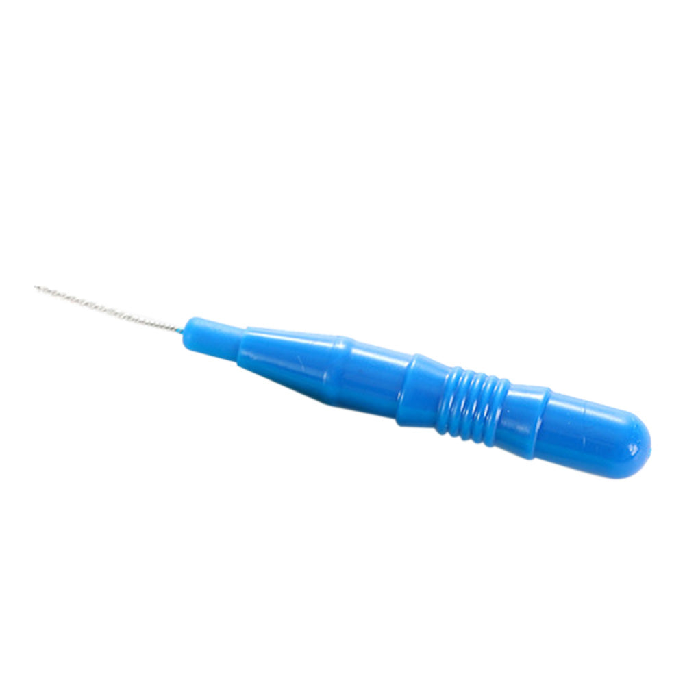 30 Piece Mini Cleaning Brushes for Braces Teeth Brows - Blue