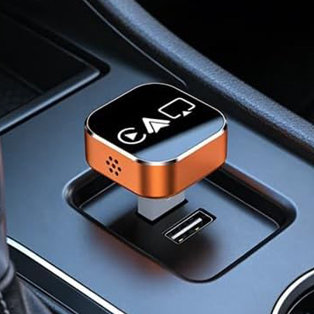 4 in 1 Screen Mirroring Wireless CarPlay Adapter for Android Auto - Orange