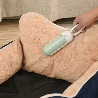 Pet Hair Remover Roller Reusable Pet Fur Remover for Couch Car Seat Carpet Bedding Clothing White