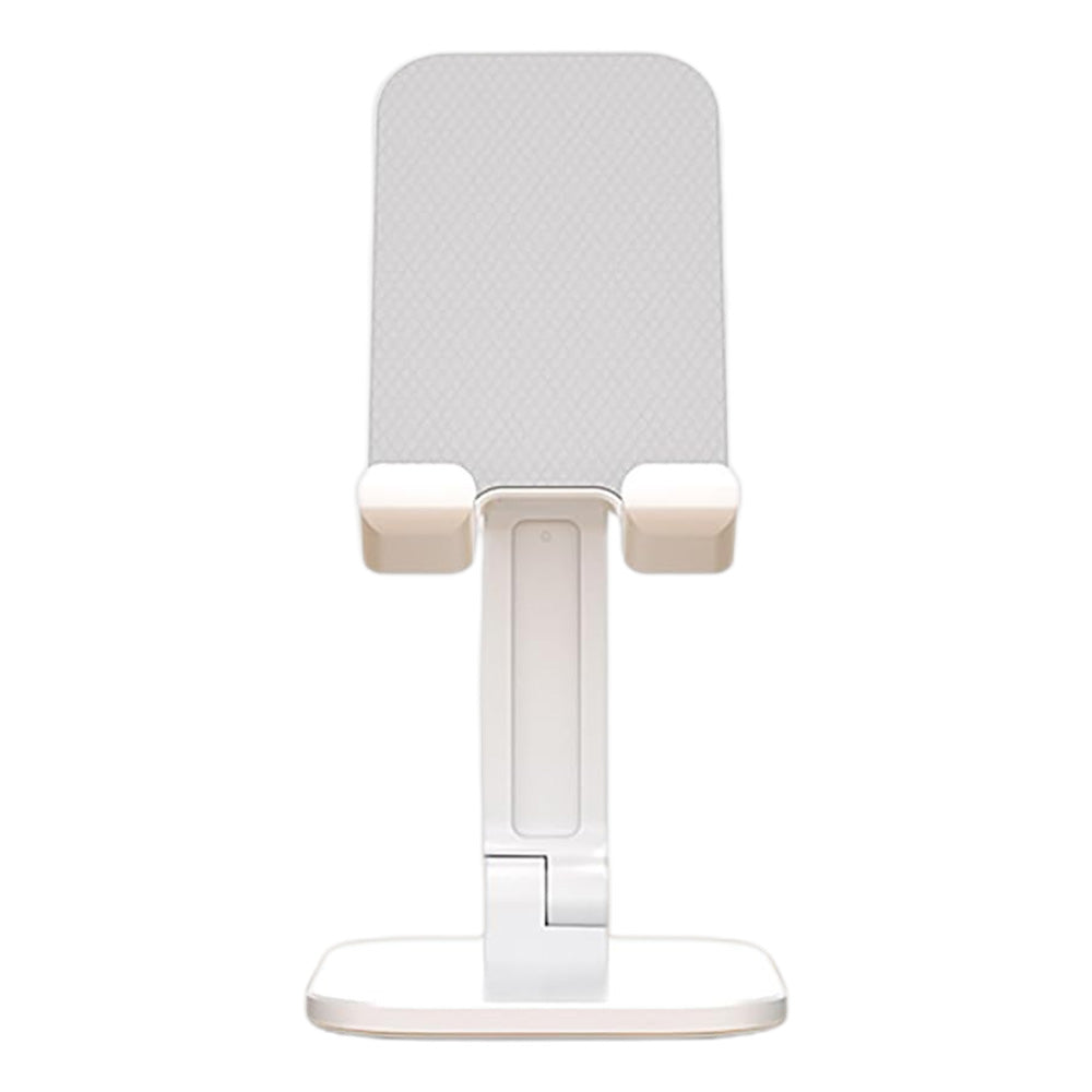 Adjustable Phone Stand Holder Foldable Tablet Desktop Stand Portable Wide Compatibility White