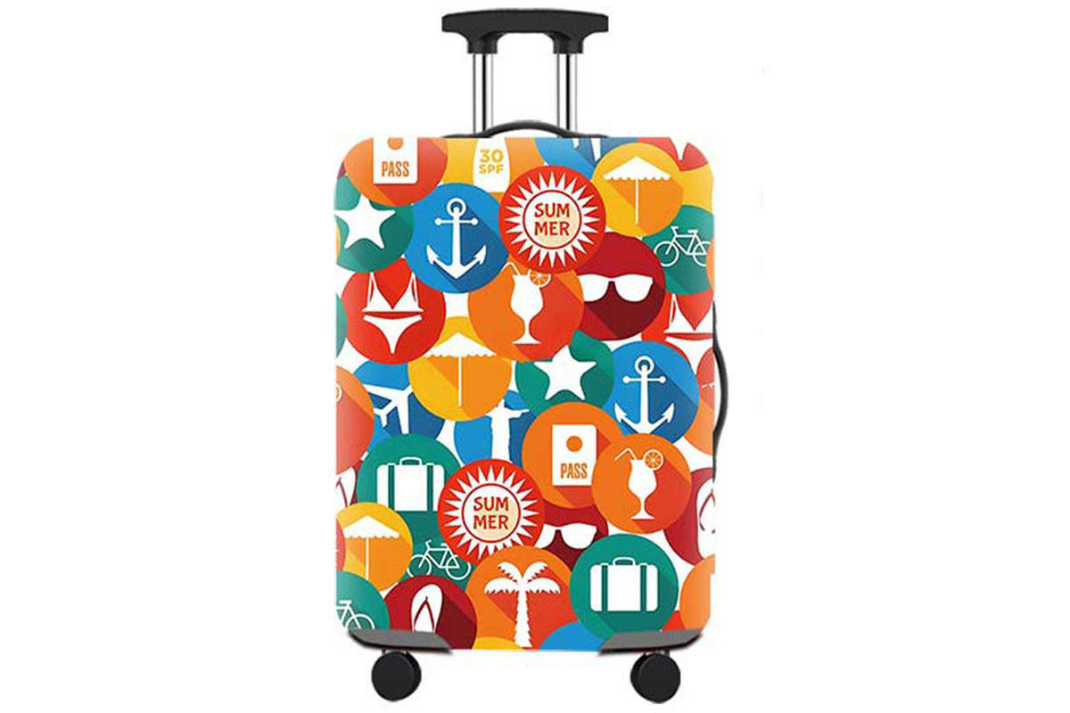 Elastic Travel Luggage Cover Thick Travel Suitcase Protective Cover-Style 3