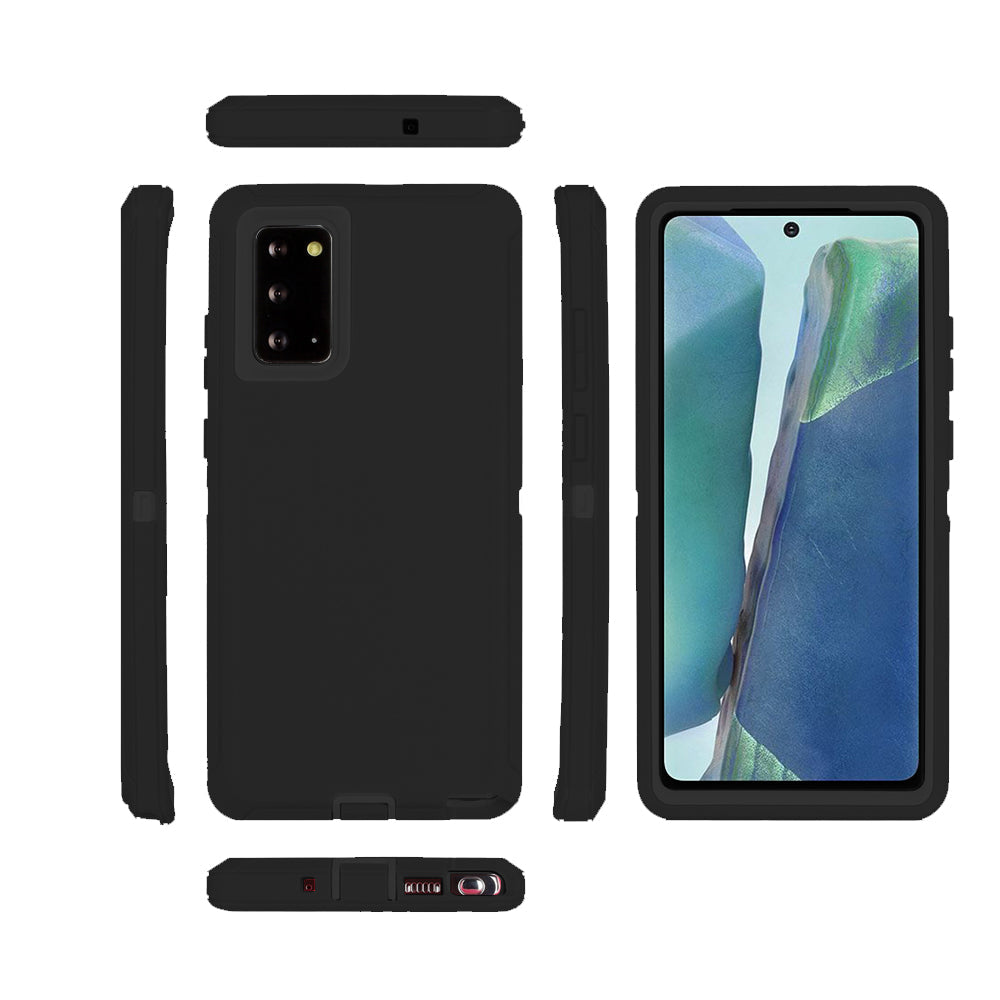 For Samsung Galaxy S23 S24 S22 Series Case Shockproof Protective Cover Black