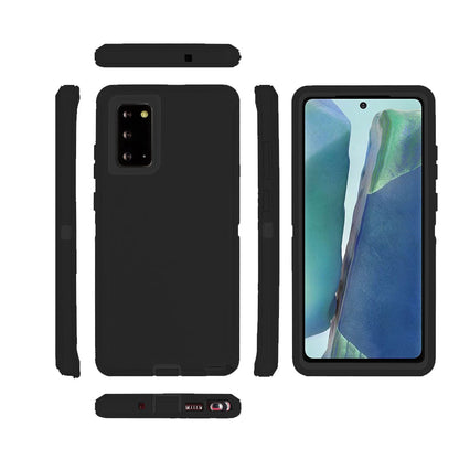 For Samsung Galaxy S23 S24 S22 Series Case Shockproof Protective Cover Black