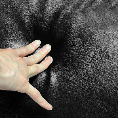 2 Piece Self Adhesive Leather Repair Patch Taps - Black