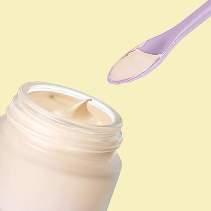 3Pcs Set Mini Silicone Spatula Reusable Cosmetics Splatula Jar Scrapers Mixcolor