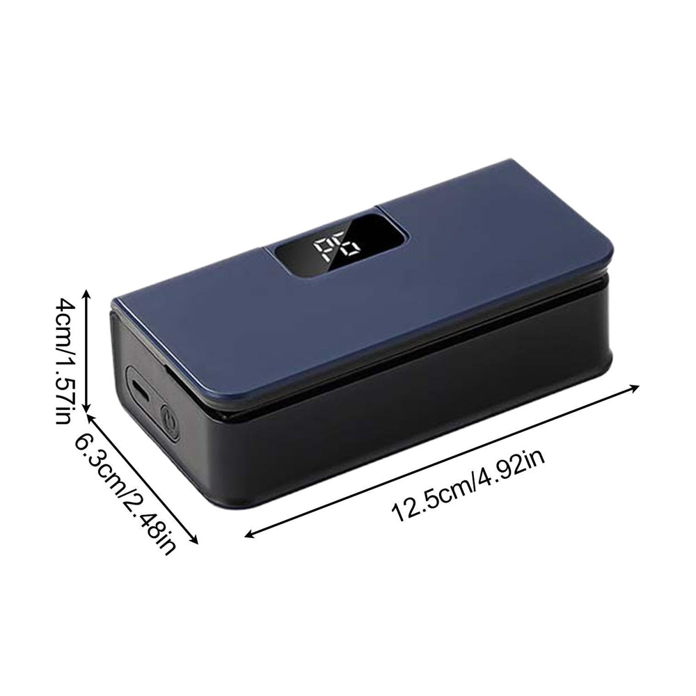 6 Level Bag Sealer with Cutter and LED Display Heat Sealer - Navy
