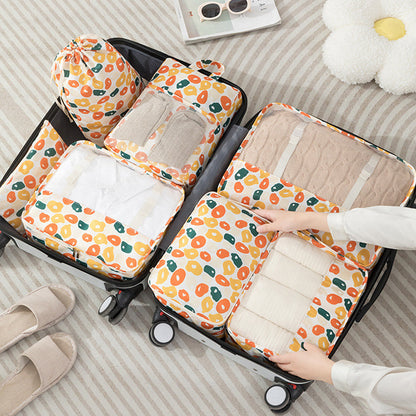 7-Piece Set Travel Packing Bags Luggage Storage Bag Arrangement Pouch Organizer Style 2