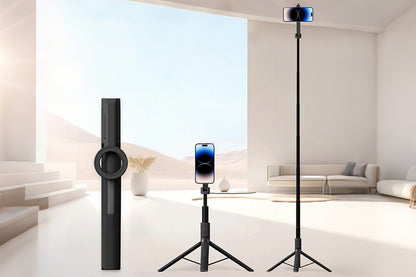 Selfie Stick Tripod 360-degree Rotatable Tripod for iPhone Android -Black