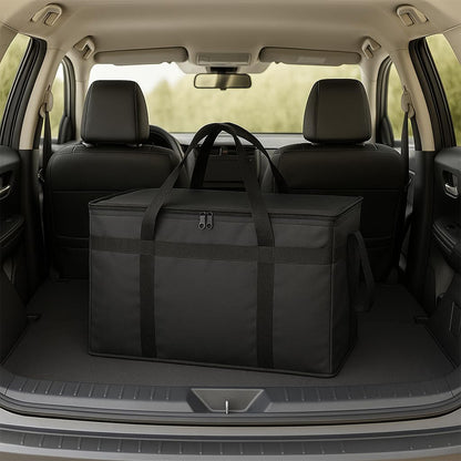 Insulated Bags Food Delivery Pizza Delivery Bags for Grocery Shopping Catering-Black