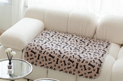 Washable Waterproof Reusable Dog Pee Pads Quick Absorbent Puppy Training Mat-Brown