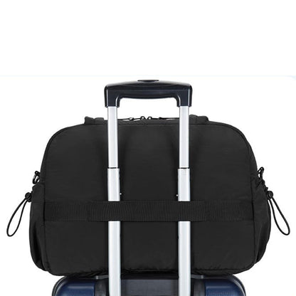 Gym Bag for Women Travel Duffle Bag with Wet Pocket Carry on Weekender Bag Black