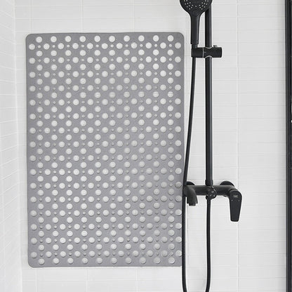 Anti-Slip Bath Mat Suction Shower Mats Bathroom Bathtub Floor Grey