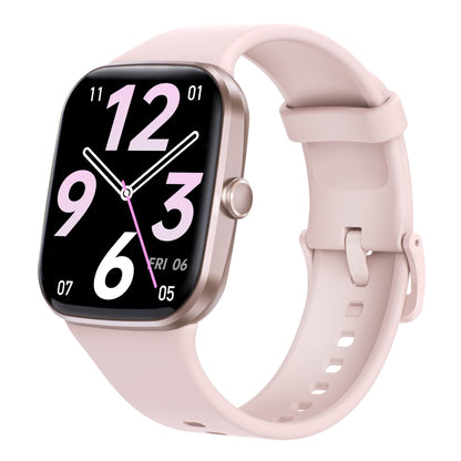 Smartwatch with Bluetooth Calling 1.96 Inch HD Display Health Monitoring 100 Sports Modes-Pink