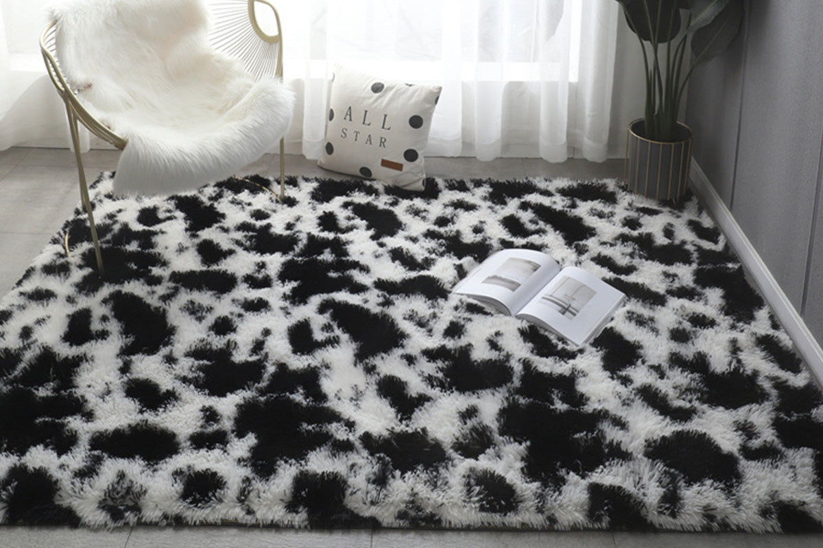 Plush Area Rug Soft Fluffy Carpet - White