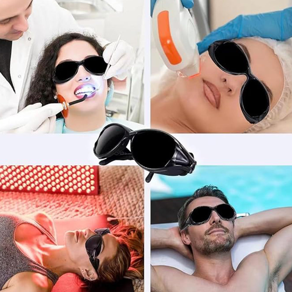 LED Red Light Therapy Glasses Infrared Goggles for Eye Protection