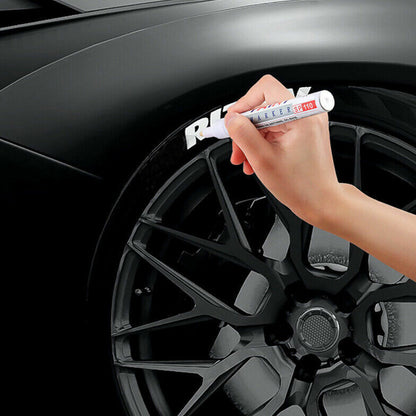 12Pcs Permanent Oil Based Paint Pen Waterproof Markers White