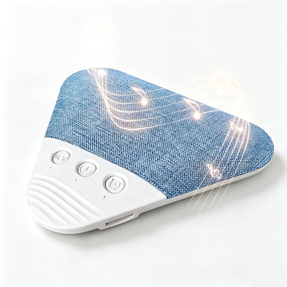 Pillow Speaker Bluetooth Under Pillow Sleep Speaker with White Noise-Blue