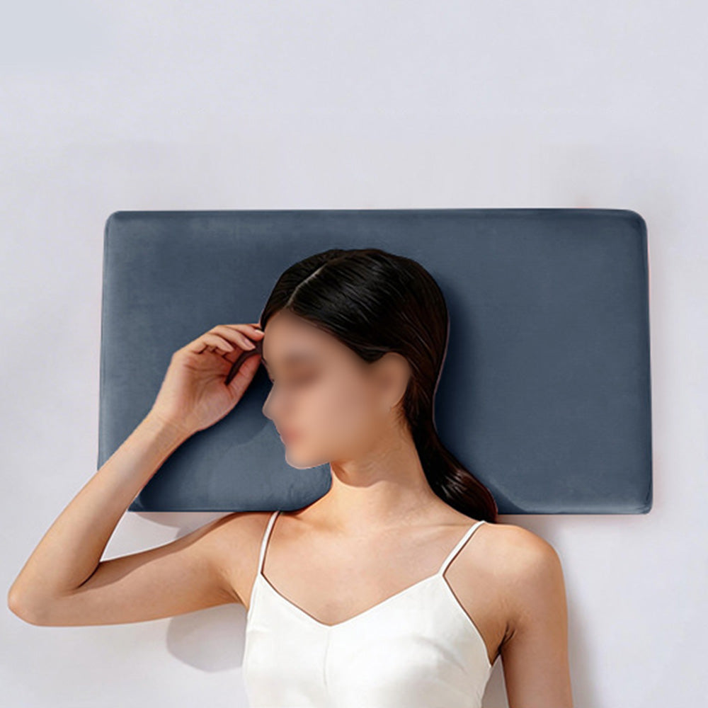 Soft Ultra Thin Pillow Cooling Memory Foam Pillow - Navy