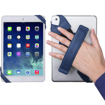 PU Leather Hand Strap Holder Stand-Blue