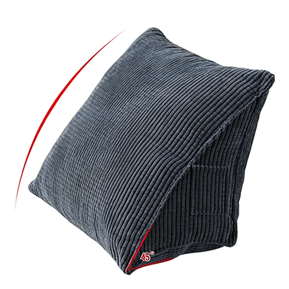 45 Degree Wedge Backrest Pillow-Grey