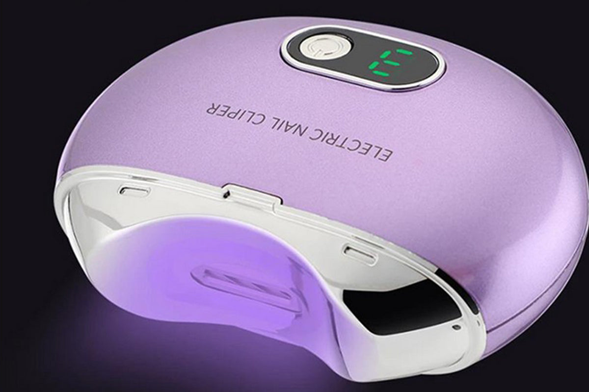 Electric USB Automatic Nail Clipper - Purple
