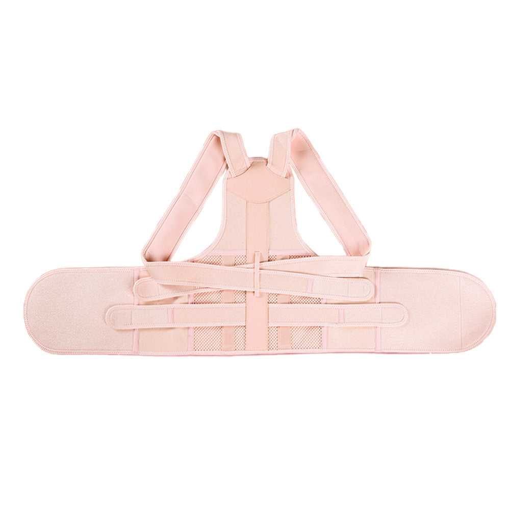 Posture Corrector  Adjustable Back Brace Support Strap Pink