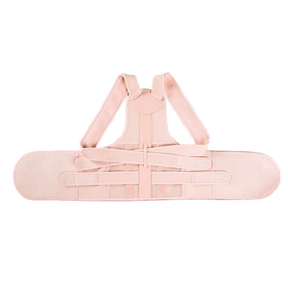 Posture Corrector  Adjustable Back Brace Support Strap Pink