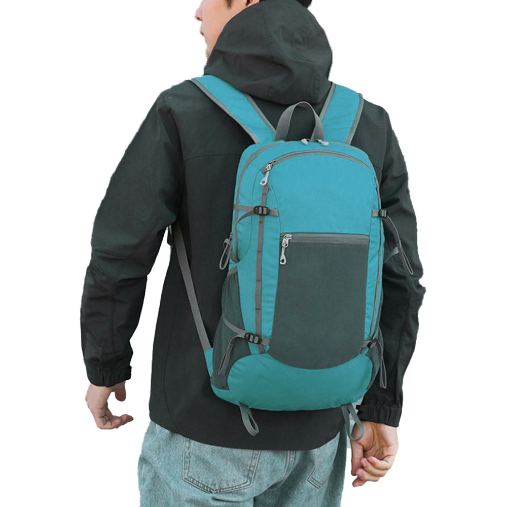 Hiking Backpack Packable Travel Day Pack Lightweight Water Resistant Hiking Daypack for Women Men Cyan
