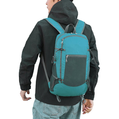 Hiking Backpack Packable Travel Day Pack Lightweight Water Resistant Hiking Daypack for Women Men Cyan