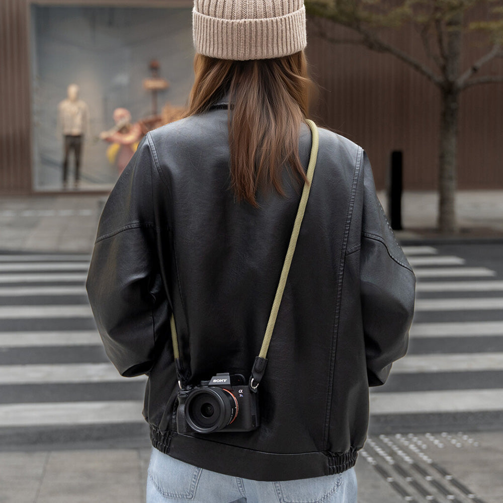 2Pcs Camera Shoulder Neck Strap for Sony Canon Nikon DSLR and Mirrorless Cameras-Army Green