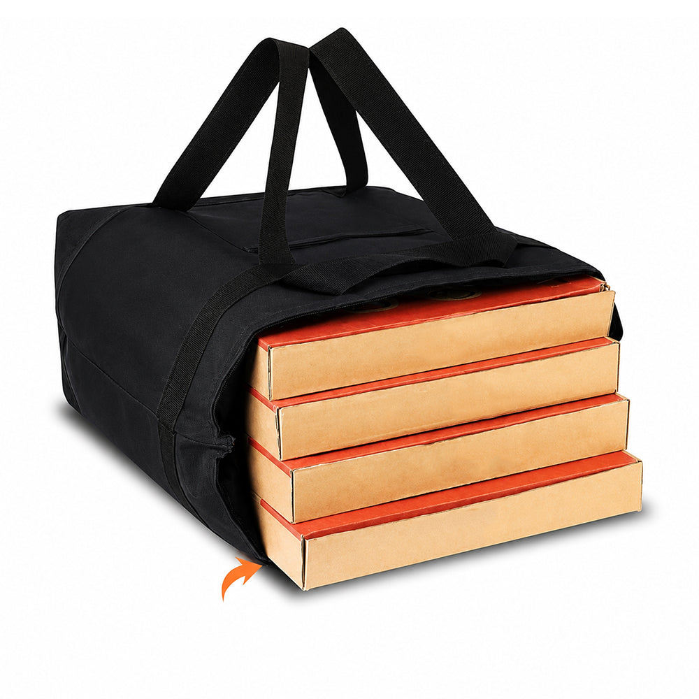 Insulated Lunch Bag Large 39L Thermal Cooler Tote-Black