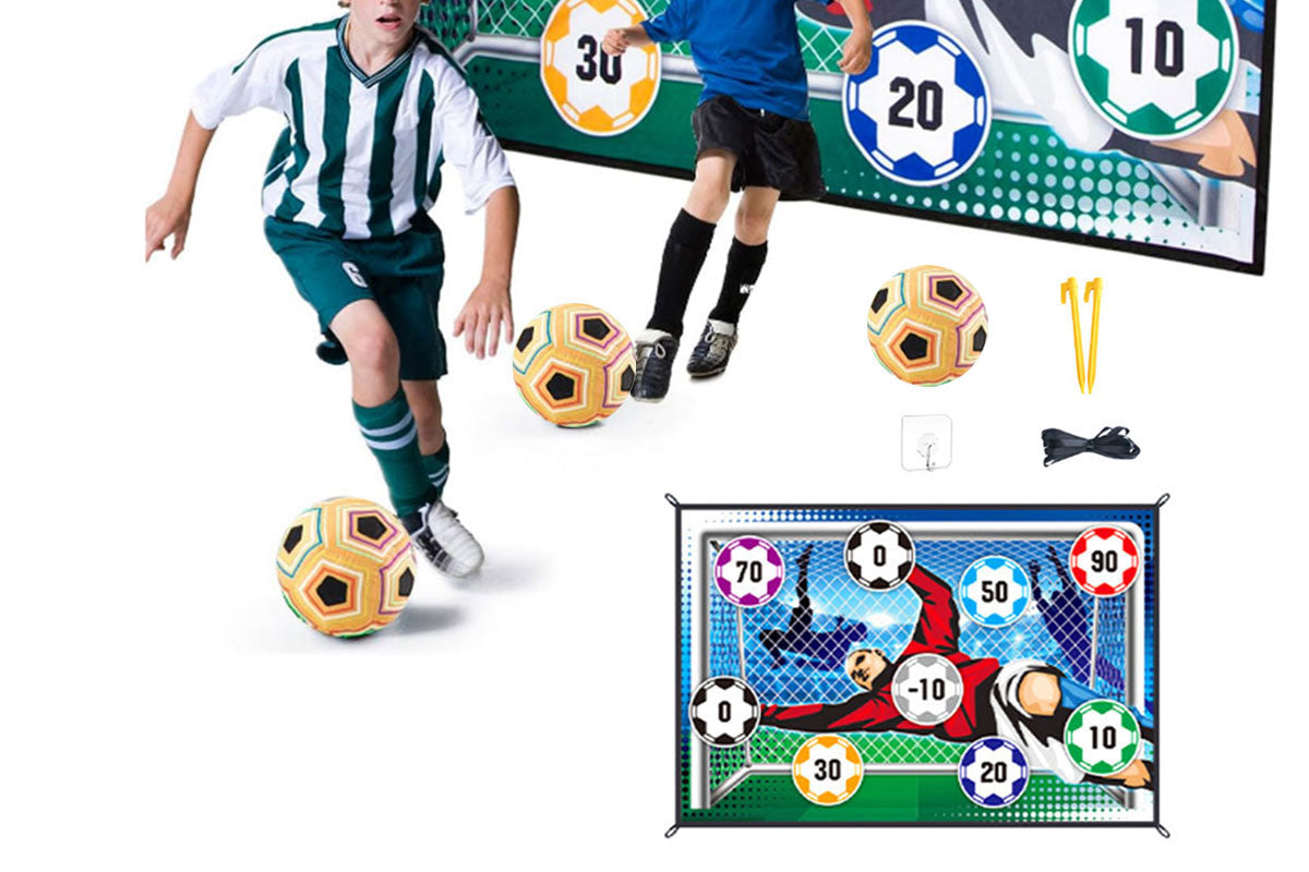 Portable Soccer Goal Set - Yellow