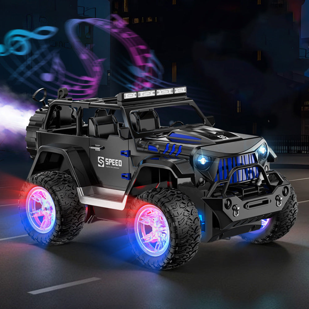 Remote Control Car Rechargeable Off Road Truck - Black