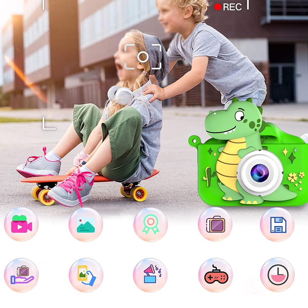 Little Ones Digital Camera with 32GB Card and Reader - Green