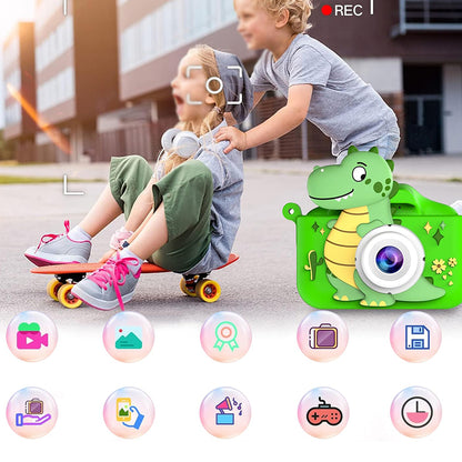 Little Ones Digital Camera with 32GB Card and Reader - Green