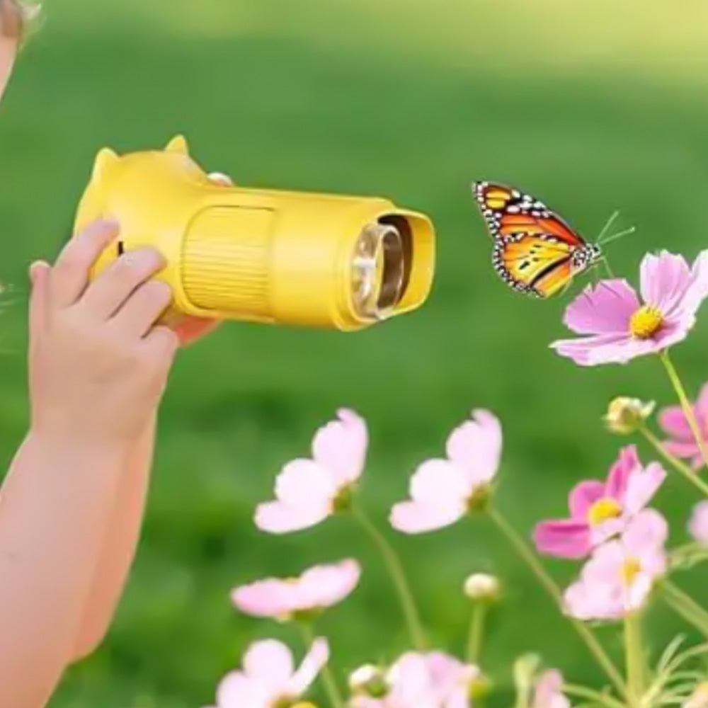 1000X Handheld Microscope 1080P Mini Pocket Digital Microscopes-Yellow