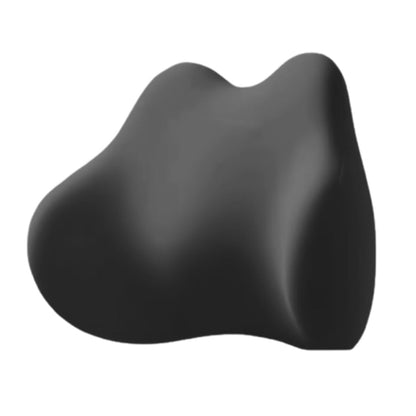 Lumbar Support Sleeping Pillow Memory Foam Cushion Waist Support for Side and Back Sleepers Black