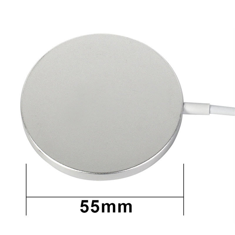 15W Fast Charger for iPhone 16 15 14 13 12 Series Wireless Charger for Wireless Charging Smart Phones White