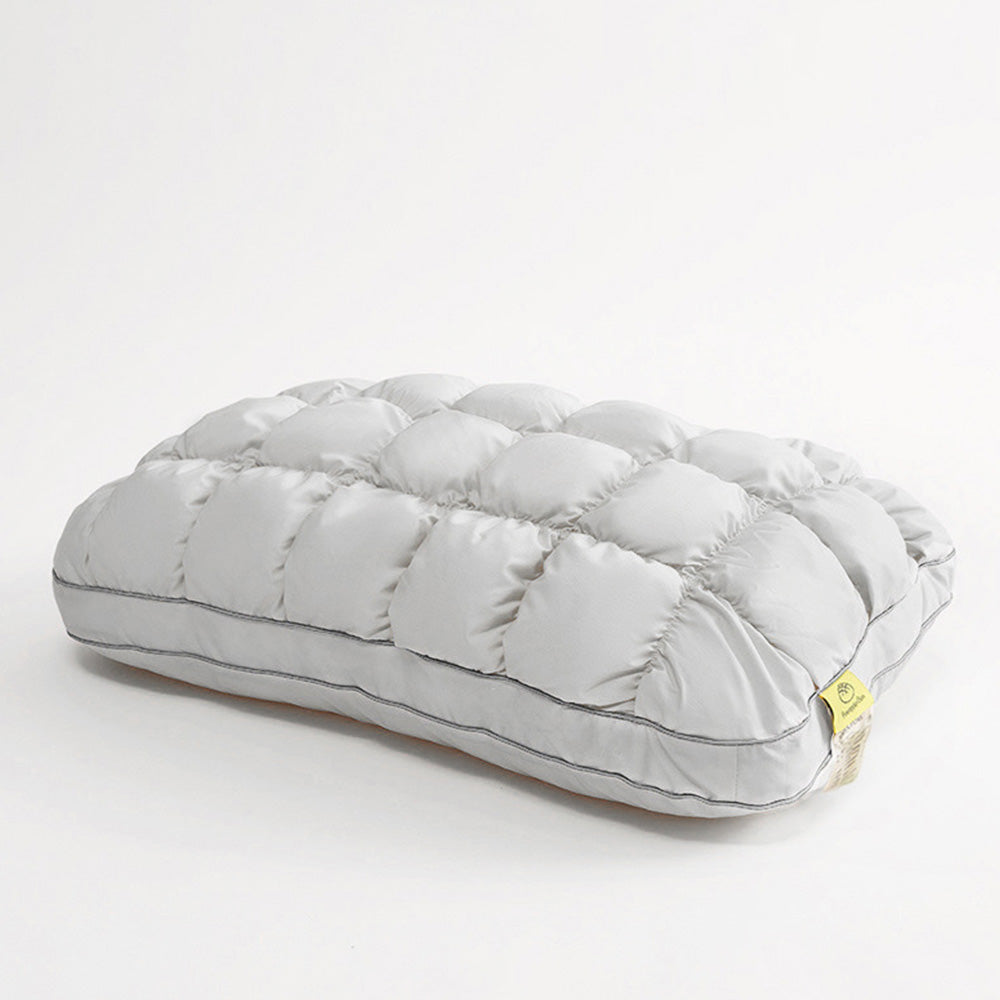 Fluffy Pillow Breathable Cute Pineapple Puff Pillow-Grey